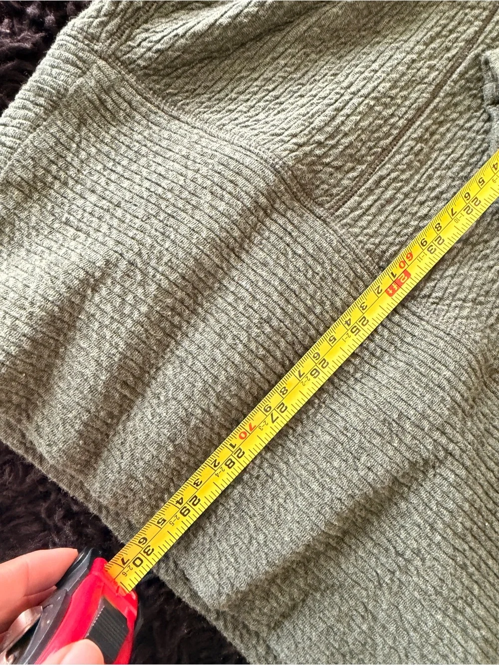 Lululemon Along the Way Dress XXS (0) Heathered Dark Olive Cowl Neck